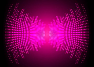 Sound Wave audio. Abstract Digital Music Equalizer Waves.