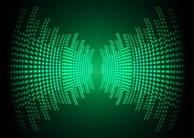 Sound Wave audio. Abstract Digital Music Equalizer Waves.