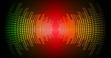 Sound Wave audio. Abstract Digital Music Equalizer Waves.