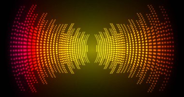 Sound Wave audio. Abstract Digital Music Equalizer Waves.