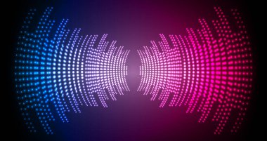 Sound Wave audio. Abstract Digital Music Equalizer Waves.