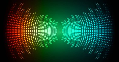 Sound Wave audio. Abstract Digital Music Equalizer Waves.