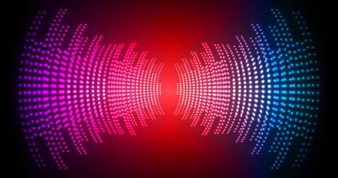 Sound Wave audio. Abstract Digital Music Equalizer Waves.