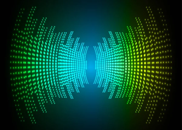 Sound Wave audio. Abstract Digital Music Equalizer Waves.