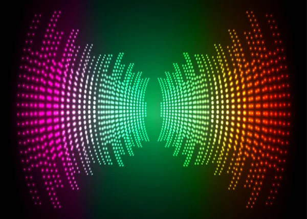 Sound Wave audio. Abstract Digital Music Equalizer Waves.