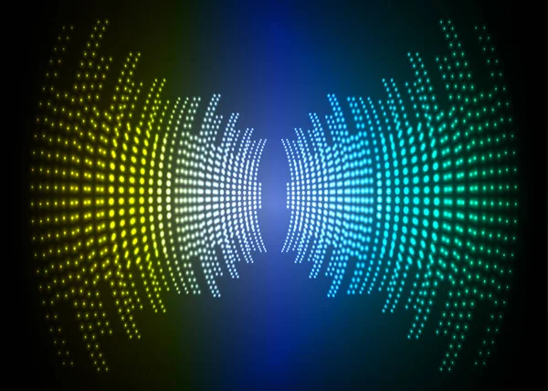 Sound Wave audio. Abstract Digital Music Equalizer Waves.