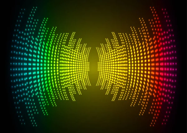 Sound Wave audio. Abstract Digital Music Equalizer Waves.