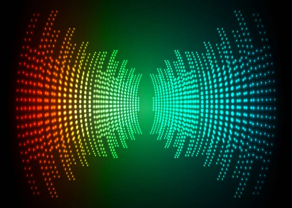 Sound Wave audio. Abstract Digital Music Equalizer Waves.