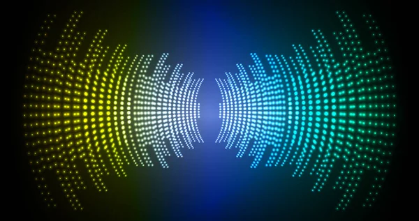 Sound Wave audio. Abstract Digital Music Equalizer Waves.