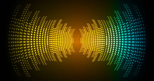 Sound Wave audio. Abstract Digital Music Equalizer Waves.