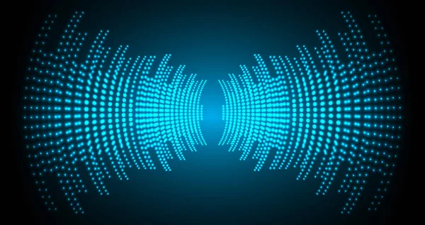 Sound Wave audio. Abstract Digital Music Equalizer Waves.