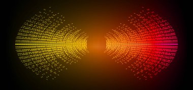 Sound Wave audio. Abstract Digital Music Equalizer Waves.