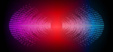 Sound Wave audio. Abstract Digital Music Equalizer Waves.