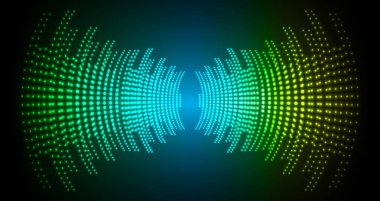 Sound Wave audio. Abstract Digital Music Equalizer Waves. 