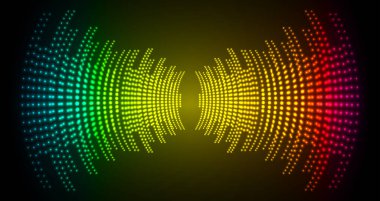 Sound Wave audio. Abstract Digital Music Equalizer Waves. 