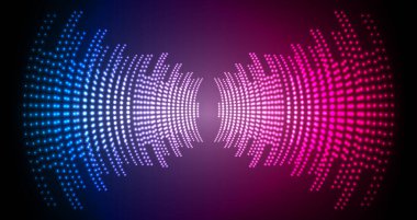 Sound Wave audio. Abstract Digital Music Equalizer Waves. 
