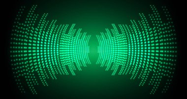 Sound Wave audio. Abstract Digital Music Equalizer Waves. 