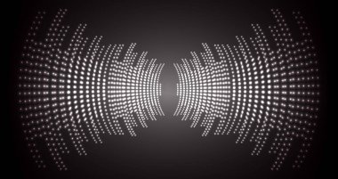 Sound Wave audio. Abstract Digital Music Equalizer Waves. 