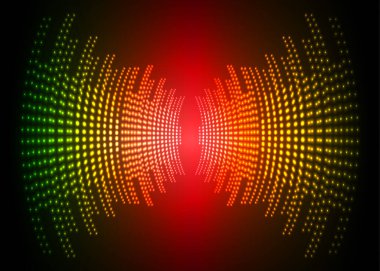 Sound Wave audio. Abstract Digital Music Equalizer Waves. 