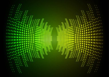 Sound Wave audio. Abstract Digital Music Equalizer Waves. 