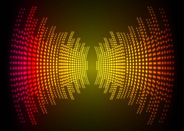 Sound Wave audio. Abstract Digital Music Equalizer Waves. 