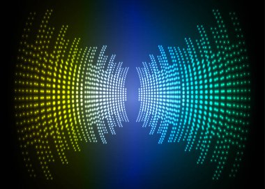 Sound Wave audio. Abstract Digital Music Equalizer Waves. 