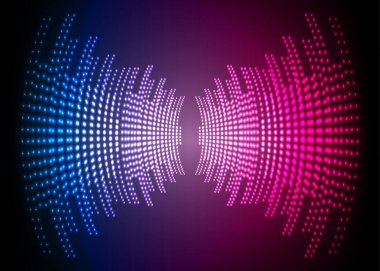 Sound Wave audio. Abstract Digital Music Equalizer Waves. 