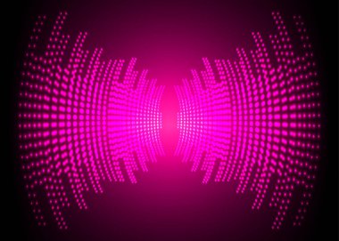 Sound Wave audio. Abstract Digital Music Equalizer Waves. 