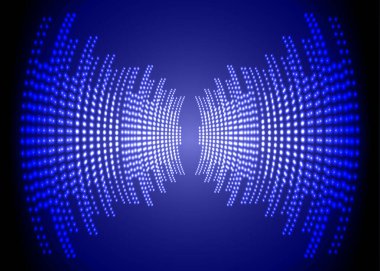 Sound Wave audio. Abstract Digital Music Equalizer Waves. 