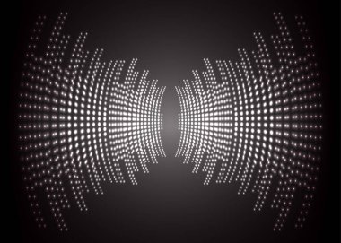 Sound Wave audio. Abstract Digital Music Equalizer Waves. 