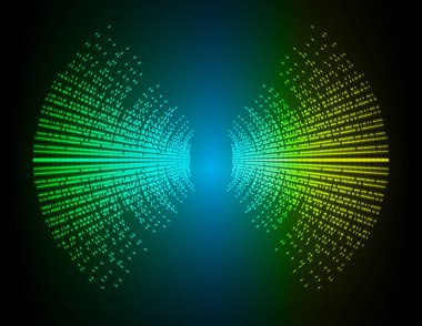 Sound Wave audio. Abstract Digital Music Equalizer Waves. 