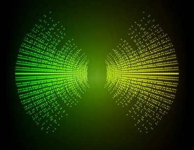 Sound Wave audio. Abstract Digital Music Equalizer Waves. 