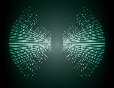 Sound Wave audio. Abstract Digital Music Equalizer Waves. 