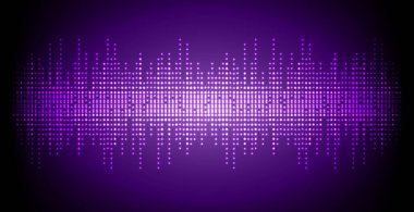 Sound Wave audio. Abstract Digital Music Equalizer Waves. 