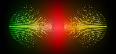 Sound Wave audio. Abstract Digital Music Equalizer Waves. 