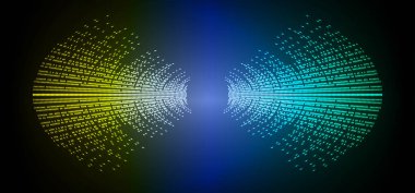 Sound Wave audio. Abstract Digital Music Equalizer Waves. 