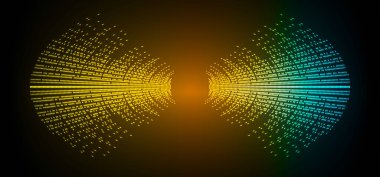 Sound Wave audio. Abstract Digital Music Equalizer Waves. 