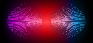 Sound Wave audio. Abstract Digital Music Equalizer Waves. 