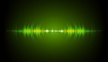 Sound Wave audio. Abstract Digital Music Equalizer Waves.