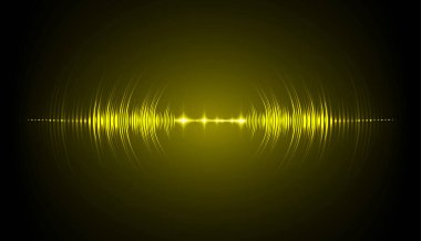 Sound Wave audio. Abstract Digital Music Equalizer Waves.