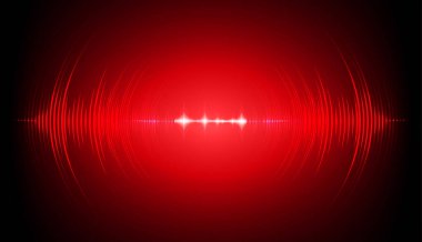 Sound Wave audio. Abstract Digital Music Equalizer Waves.