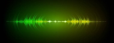 Sound Wave audio. Abstract Digital Music Equalizer Waves.