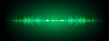 Sound Wave audio. Abstract Digital Music Equalizer Waves.