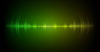 Sound Wave audio. Abstract Digital Music Equalizer Waves.