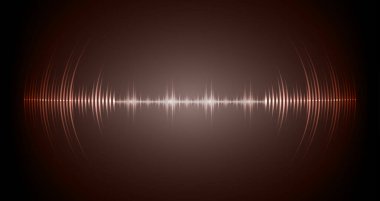 Sound Wave audio. Abstract Digital Music Equalizer Waves.