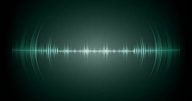 Sound Wave audio. Abstract Digital Music Equalizer Waves.