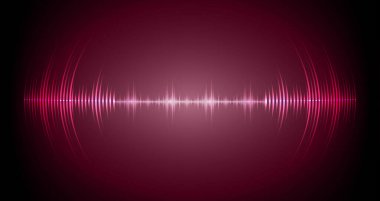 Sound Wave audio. Abstract Digital Music Equalizer Waves.