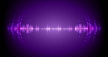 Sound Wave audio. Abstract Digital Music Equalizer Waves.