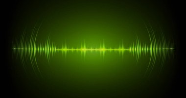 Sound Wave audio. Abstract Digital Music Equalizer Waves.