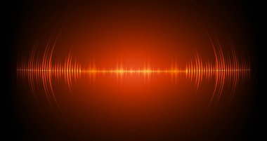 Sound Wave audio. Abstract Digital Music Equalizer Waves.